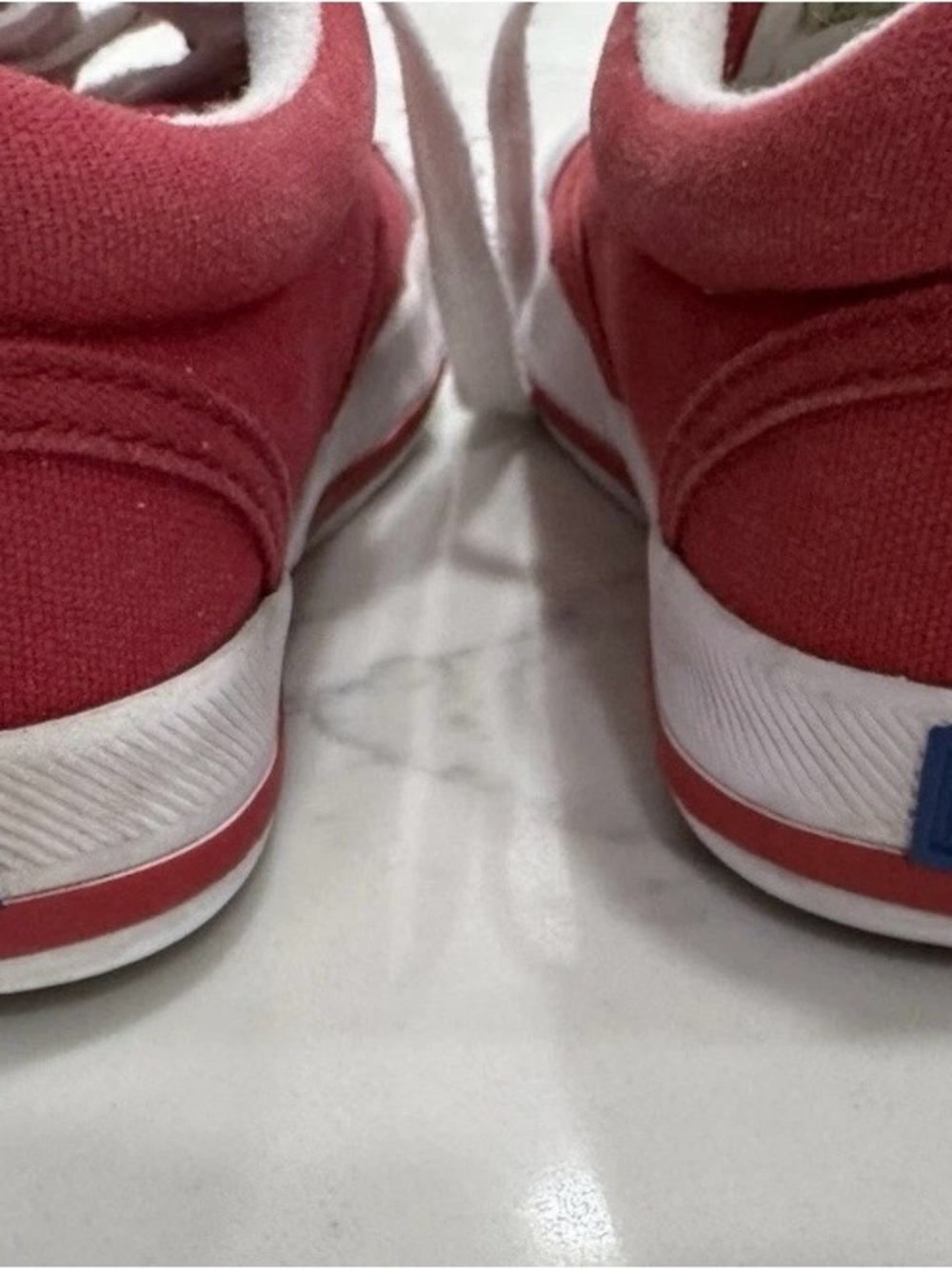 Keds Kids Low-Top Lace-Up Sneakers Graham Red 10W Round Toe - Picture 5 of 10